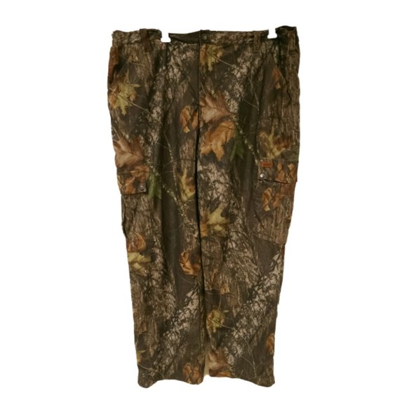 WOOLRICH Mossy Oak Break Up Camo Hunting Soft Texture Pants Nylon Lining Sz 2XL - Picture 1 of 12